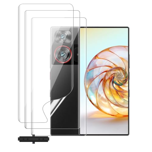 Glcrrpu Hydrogel-Displayschutzfolie für ZTE Nubia Z60 Ultra, 17,3 cm (6,8 Zoll), Anti-Fingerabdruck, selbstreparierend, HD, klar, ultradünn, einfach anzubringen, kompatibel mit Schutzhüllen von Glcrrpu