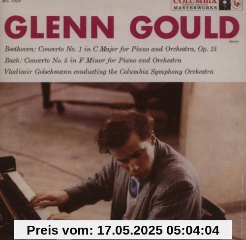 Glenn Gould Jubilee Edition: Beethoven Klavierkonzert Nr. 1/Bach Klavierkonzert Nr. 5 von Glenn Gould