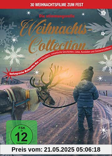 Die stimmungsvolle Weihnachten Collection - 30 Weihnachtsfilme zum Fest - Umfangreiche Weihnachts-Film-Box mit Klassikern, romantische Geschichten, Liebe, Komödien und Zeichentrickfilmen Die stimmungsvolle Weihnachten Collection - 30 Weihnachtsfilme zum Fest - Umfangreiche Weihnachts-Film-Box mit Klassikern, romantische Geschichten, Liebe, Komödien und Zeichentrickfilmen von Glenn Miller