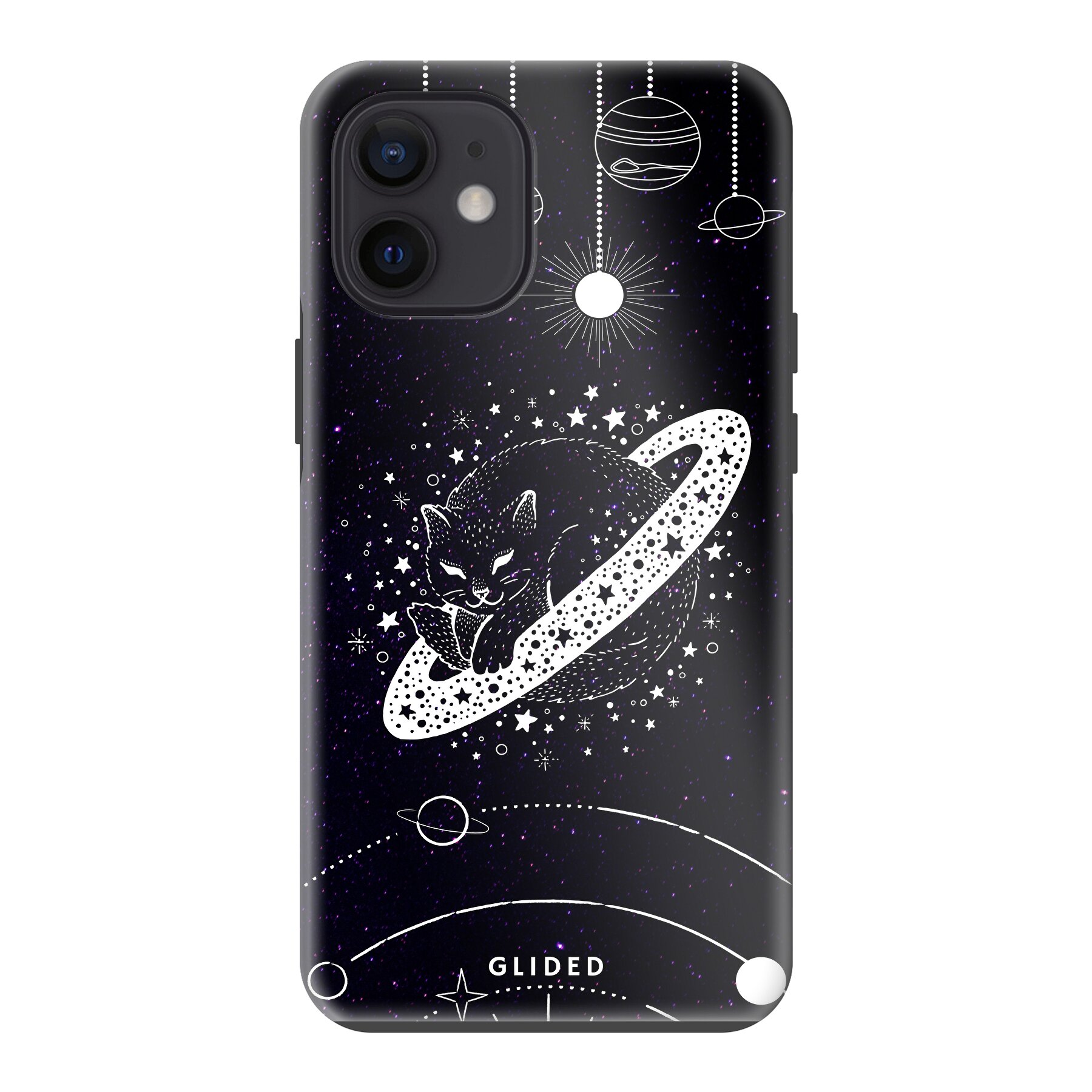 Astro Whiskers - iPhone 12 mini Handyhülle - Hard Case Astro Whiskers - iPhone 12 mini Handyhülle - Hard Case von Glided