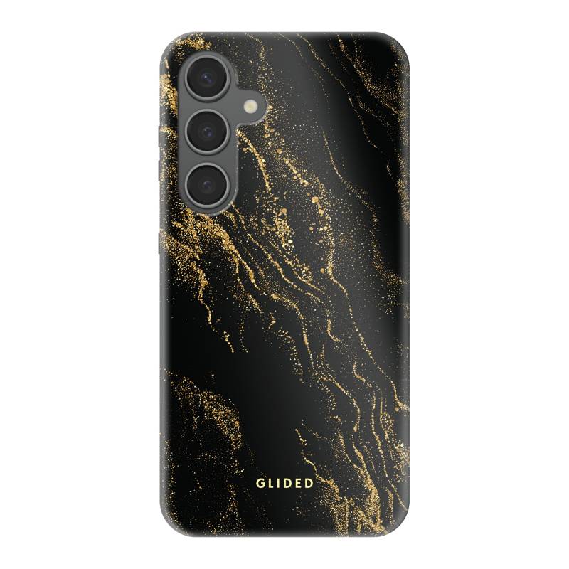 Black Marble - Samsung Galaxy S24 Plus Handyhülle - Soft case von Glided