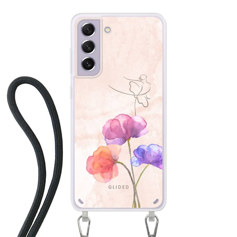 Blossom - Samsung Galaxy S21 FE Handyhülle - Crossbody case mit Band von Glided