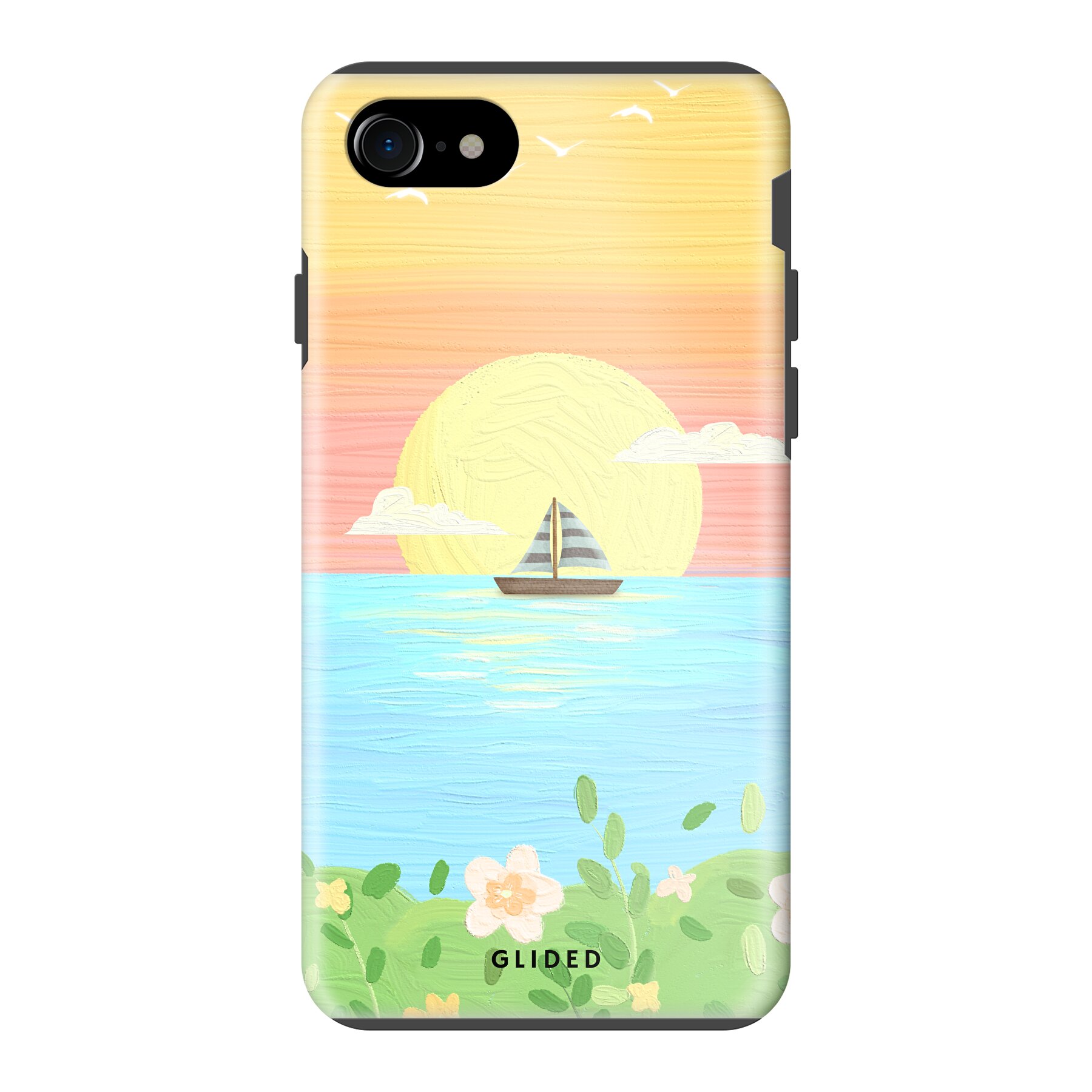 Cute Sunset - iPhone 8 Handyhülle - Bumper case Cute Sunset - iPhone 8 Handyhülle - Bumper case von Glided