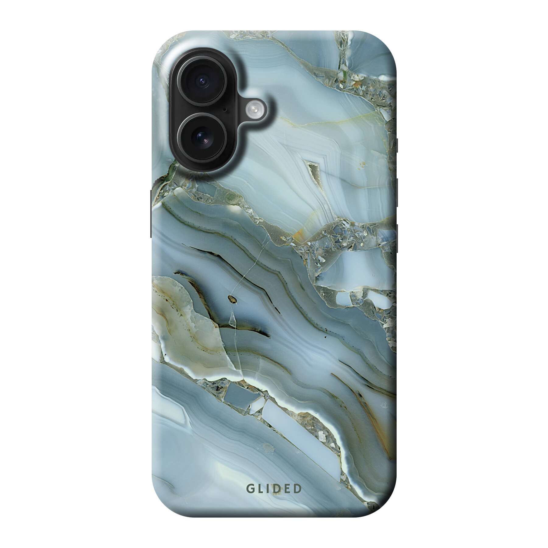Green Marble - iPhone 16 Handyhülle - Soft case Green Marble - iPhone 16 Handyhülle - Soft case von Glided
