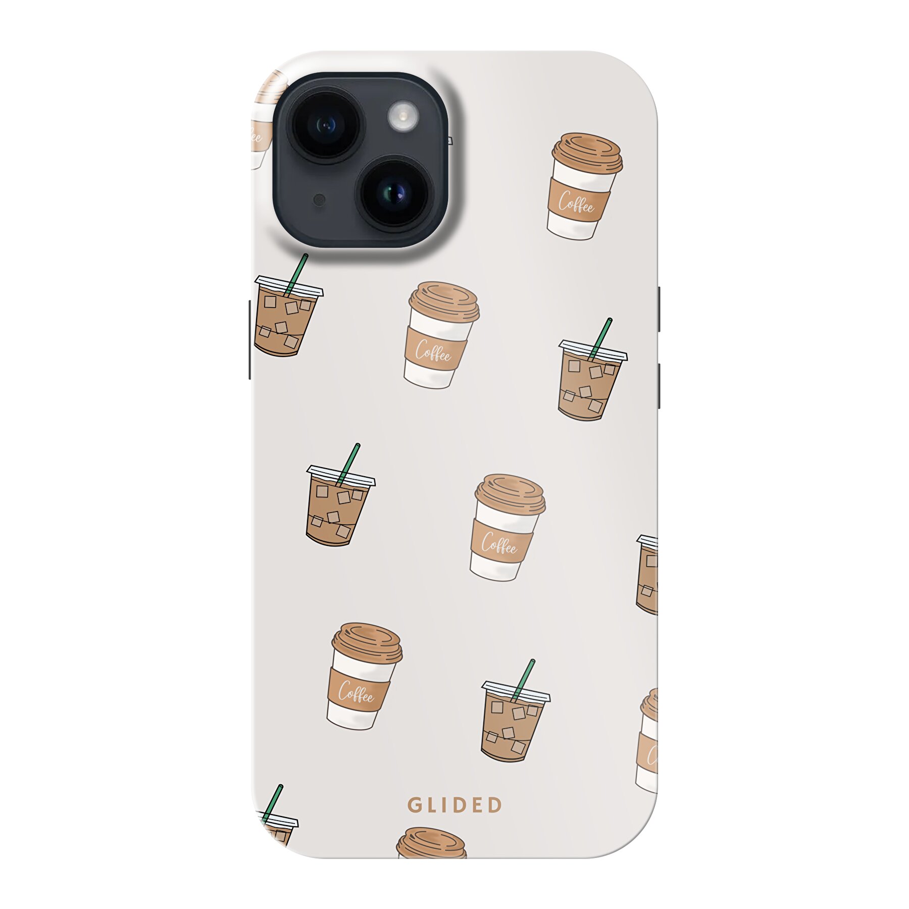 Iced Coffee - iPhone 14 Handyhülle - Bumper case Iced Coffee - iPhone 14 Handyhülle - Bumper case von Glided