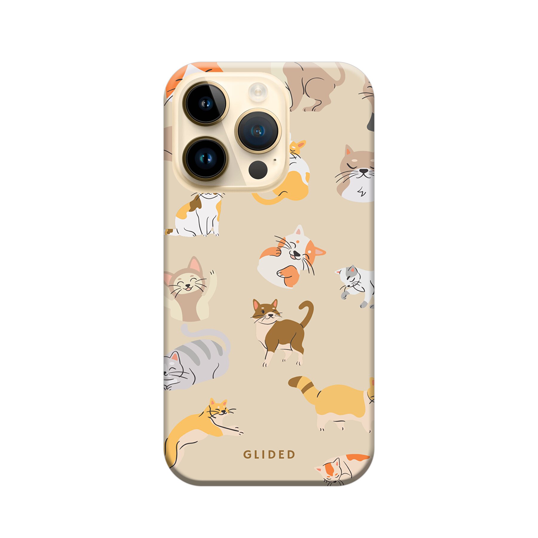 Meow - iPhone 14 Pro Handyhülle - Bumper case Meow - iPhone 14 Pro Handyhülle - Bumper case von Glided