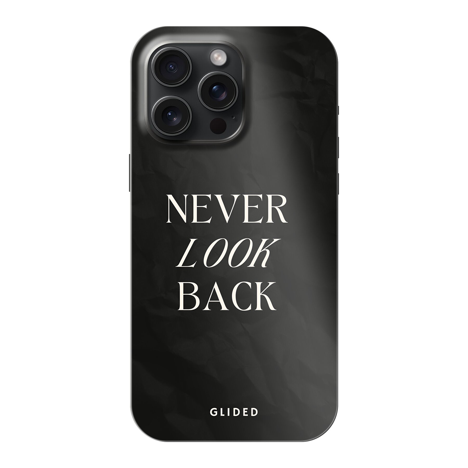 Never Back - iPhone 15 Pro Max Handyhülle - Hard Case Never Back - iPhone 15 Pro Max Handyhülle - Hard Case von Glided