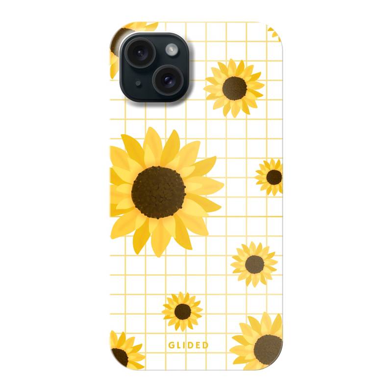 Sunflower Power - iPhone 15 Plus Handyhülle - Crossbody case mit Band von Glided