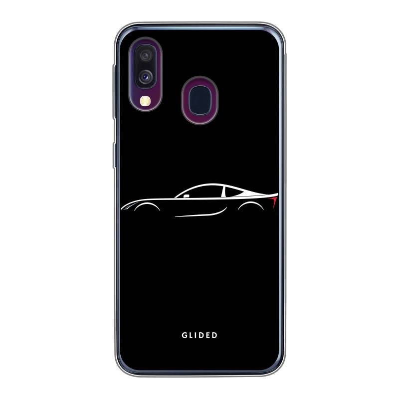 Thunder Racer - Samsung Galaxy A40 Handyhülle - Soft case von Glided
