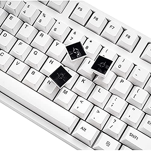 Bow Keycaps, 139 White Keys PBT Cherry Profile Double Shot for filco Cherry Ducky iKBC Mechanical Gaming Keyboard (Weiß) von Gliging