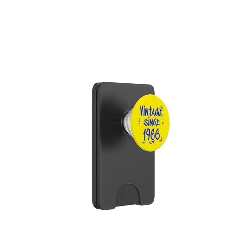 1966 Vintage Graffiti Glitch - 59 Years of Style PopSockets PopWallet für MagSafe von Glitch Graffiti Style Graphic Design For Men Women