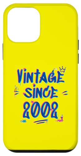 Vintage Best of 2002 Graffiti Glitch 23rd Birthday Style Hülle für iPhone 12 mini von Glitch Graffiti Style Graphic Design For Men Women