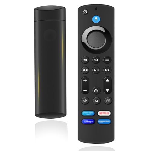 Glitfix Ersatz-Sprachfernbedienung (4 Gen) Kompatibel mit AMZ Fir-e TV Stick 2 und 3 Gen, Fir-e Stick 4K, 4K Max, Lite, HD, Fir-es TV Cube 2nd und 3rd Gen, mit Bluetooth und 4 Abkürzungsschlüssel Glitfix Ersatz-Sprachfernbedienung (4 Gen) Kompatibel mit AMZ Fir-e TV Stick 2 und 3 Gen, Fir-e Stick 4K, 4K Max, Lite, HD, Fir-es TV Cube 2nd und 3rd Gen, mit Bluetooth und 4 Abkürzungsschlüssel von Glitfix