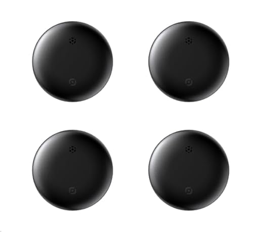 Glitfix AirTag,Smart Tag Key Finder für Google Find My Device(Nur Android), Schlüsselanhänger KeyFinder Wasserdicht Kompatibel für Samsung/Xiaomi/Oppo/VIVO etc,Schwarz, 2pcs von Glitfix