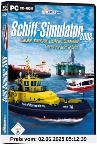 Schiff-Simulator 2008 - Öltanker, Bohrinseln, Ladekräne, Ozeanwellen, Fahrten von Hafen zu Hafen Schiff-Simulator 2008 - Öltanker, Bohrinseln, Ladekräne, Ozeanwellen, Fahrten von Hafen zu Hafen von Global Games