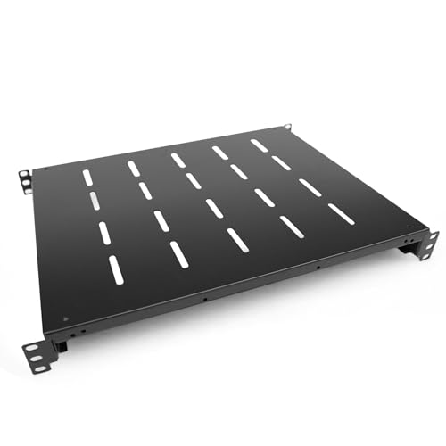 SLFTP-1U13-20 SLFTP-1U13-20 1U 4 Pfosten verstellbare, belüftete Server-Rack-Montageablage für 48,3 cm (13,75 bis 52,1 cm), verstellbare Einbautiefe für 48,3 cm (19 Zoll) Netzwerkausrüstung, von Global Rack
