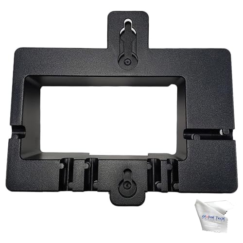 Yealink Wandhalterung für Yealink Telefone T43U, T42S, T44W, T44U, T40P, T41P und T42G mit Global Teck Mikrofasertuch von Global Teck Worldwide