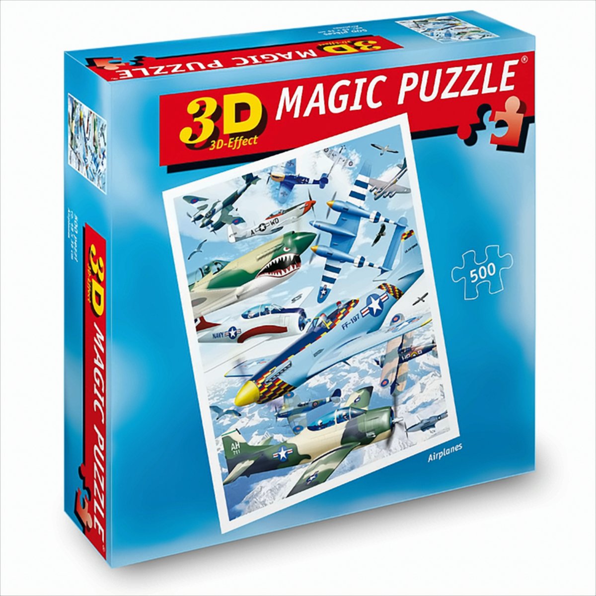3D MAGIC PUZZLE 500 Teile Airplanes von Global Trade