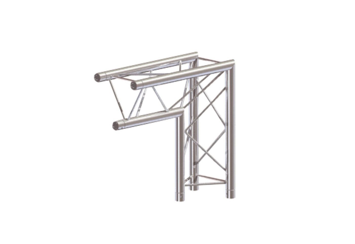 Global Truss Lampenstativ (F23 2-Weg Ecke C25 90° - Ecken Traverse) von Global Truss