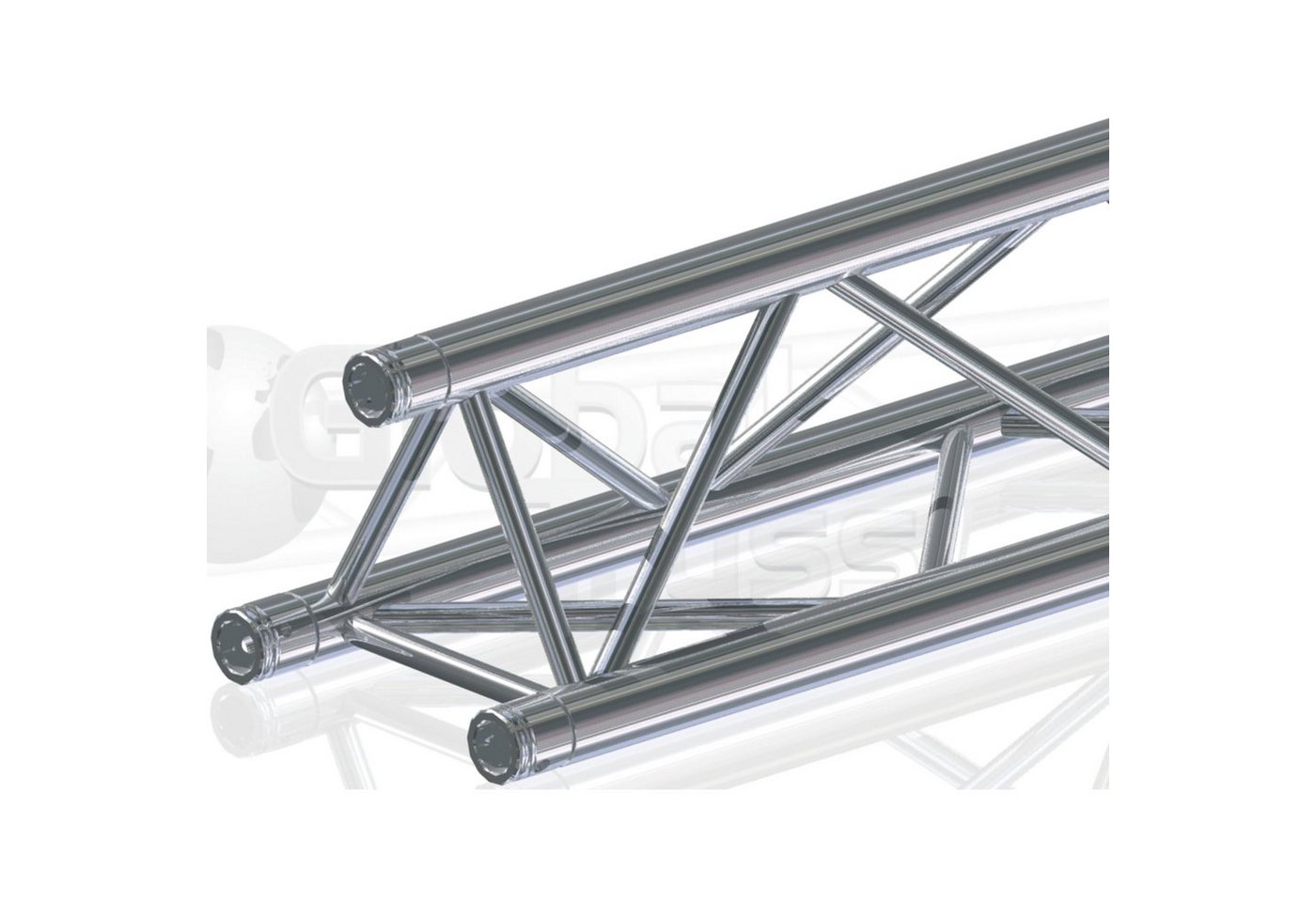 Global Truss Lampenstativ (F33, 18cm, 3-Punkt Truss inkl. Konischer Verbinder - 3-Punkt) von Global Truss