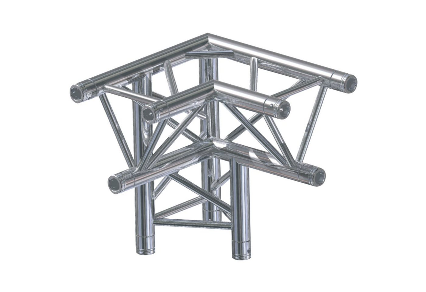 Global Truss Lampenstativ (F33, LD90 Ecke, C34 3-Punkt, 3-Weg rechts - Ecken Traverse) von Global Truss