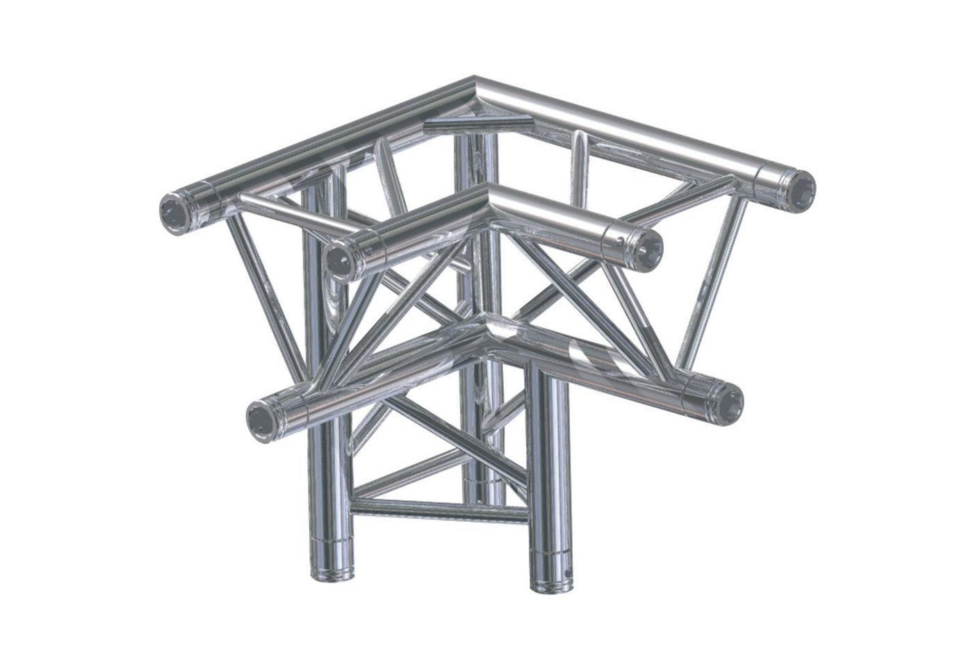 Global Truss Lampenstativ (F33, LD90 Ecke, C34 3-Punkt, 3-Weg rechts - Ecken Traverse) von Global Truss