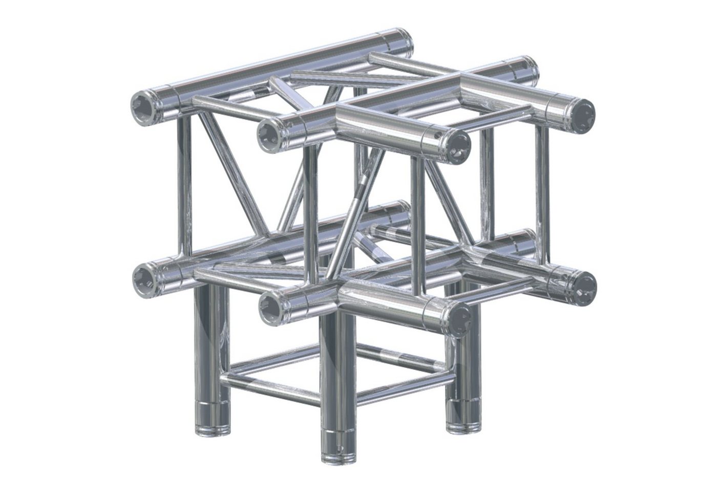 Global Truss Lampenstativ (F34, 4-Weg Ecke T40 4-Punkt - X-Stück Traverse) von Global Truss