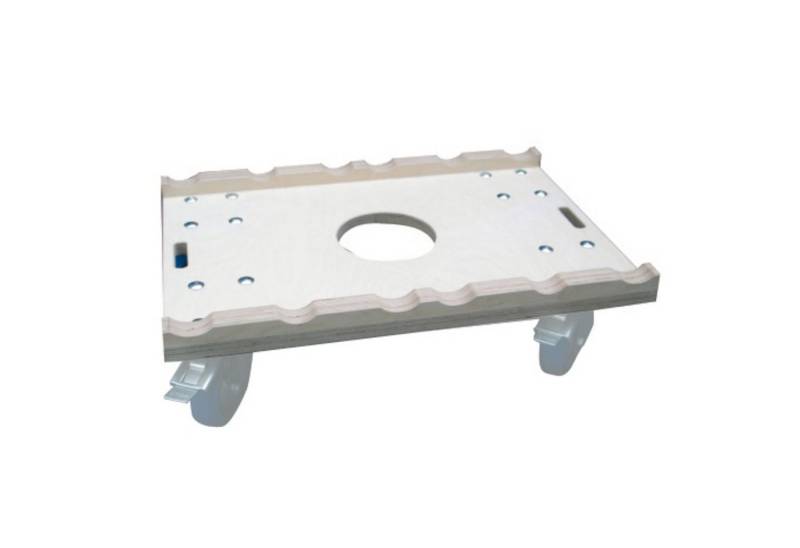 Global Truss Lampenstativ (Truss Rollbrett F34 mit Bohrungen für 4 Rollen - Traversenzubehör) von Global Truss