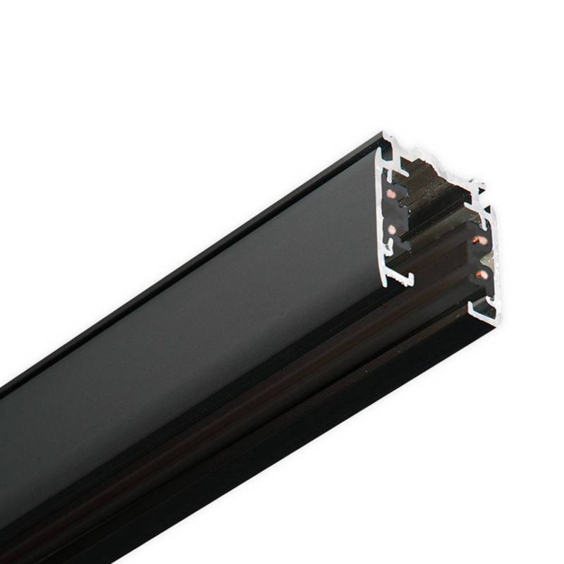 3-Phasen-Stromschiene Noa Aufbau 400cm, schwarz von Global