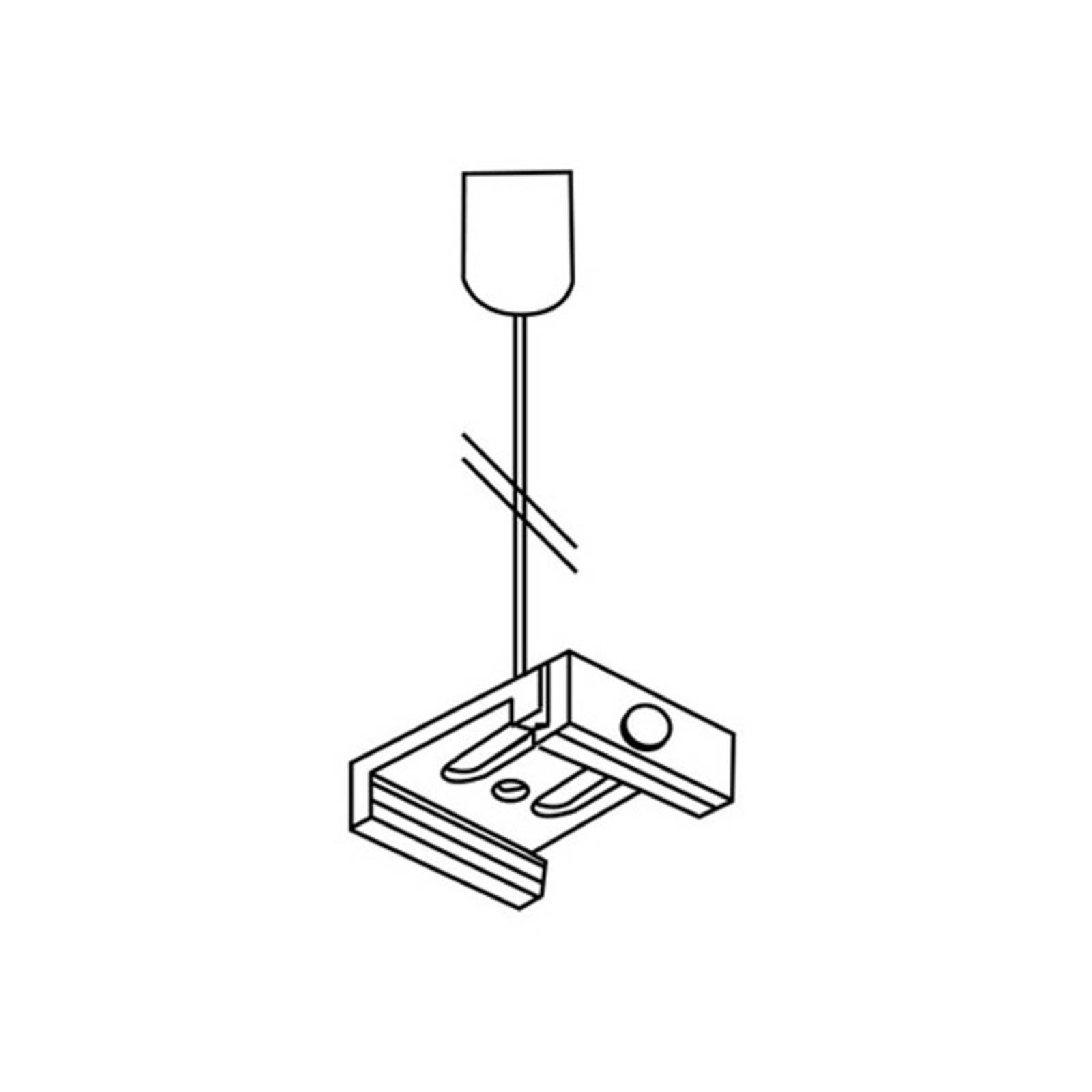 Abhängeset für 3-Phasen-Schiene Noa, 300cm grau Abhängeset für 3-Phasen-Schiene Noa, 300cm grau von Global