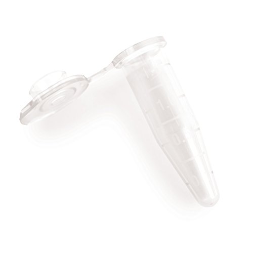Globe Scientific 1.5mL Microcentrifuge Tube with Snap Cap, 111564, Polypropylene, Graduated, Rnase/Dnase and Pryogen Free Certified, Natural, 500/Stand Up Zip Lock Bag Globe Scientific 1.5mL Microcentrifuge Tube with Snap Cap, 111564, Polypropylene, Graduated, Rnase/Dnase and Pryogen Free Certified, Natural, 500/Stand Up Zip Lock Bag von Globe Scientific