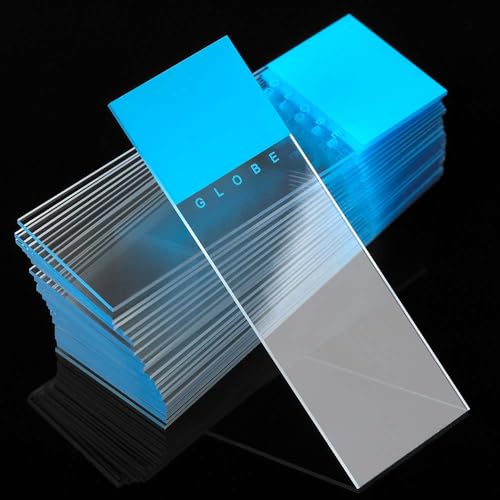 Globe Scientific Diamond White Glass Microscope Slides, 1380-50B, Blue Frosted, Ground Edges, 90° Corners, 25mm x 75mm, Pre-Cleaned, 72/Box, 1440/CS Globe Scientific Diamond White Glass Microscope Slides, 1380-50B, Blue Frosted, Ground Edges, 90° Corners, 25mm x 75mm, Pre-Cleaned, 72/Box, 1440/CS von Globe Scientific