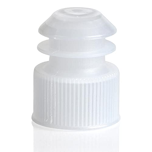 Globe Scientific Flange Plug Cap for 17mm Tubes, 6263C, Polyethylene, Clear, 1000/Bag von Globe Scientific