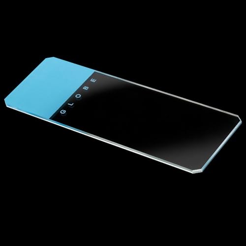 Globe Scientific Microscope Slides, 20x72pcs, 1334B, Blue Frosted, Soda Lime Glass, Ground Edges, Clipped Corners, 25mm x 75mm, Pre-Cleaned, 72/Box, 1440/CS Globe Scientific Microscope Slides, 20x72pcs, 1334B, Blue Frosted, Soda Lime Glass, Ground Edges, Clipped Corners, 25mm x 75mm, Pre-Cleaned, 72/Box, 1440/CS von Globe Scientific