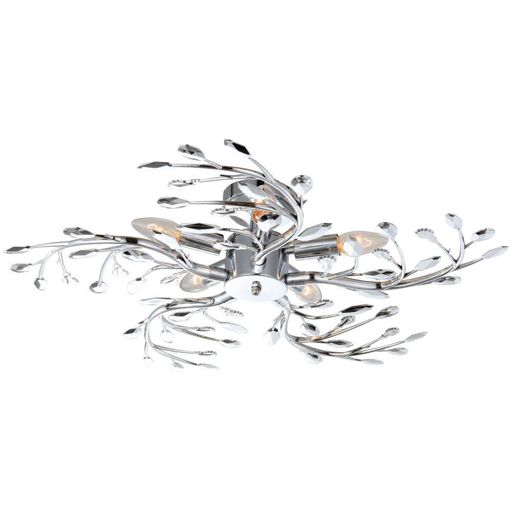 Deckenleuchte Flash mit strahlendem Licht und Chrom Design Deckenleuchte Flash mit strahlendem Licht und Chrom Design von Globo