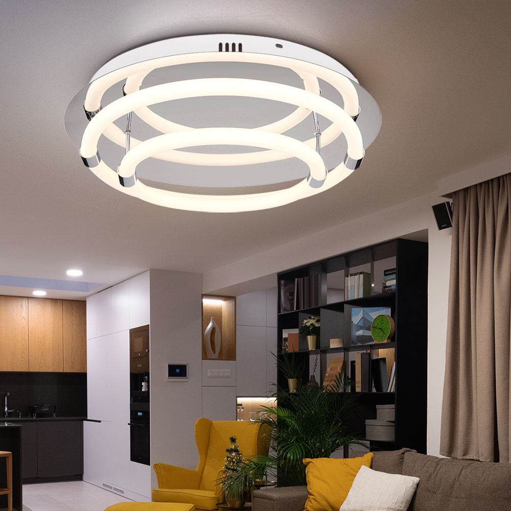 LED Deckenlampe, Ring-Design, weiß, D 45 cm von Globo