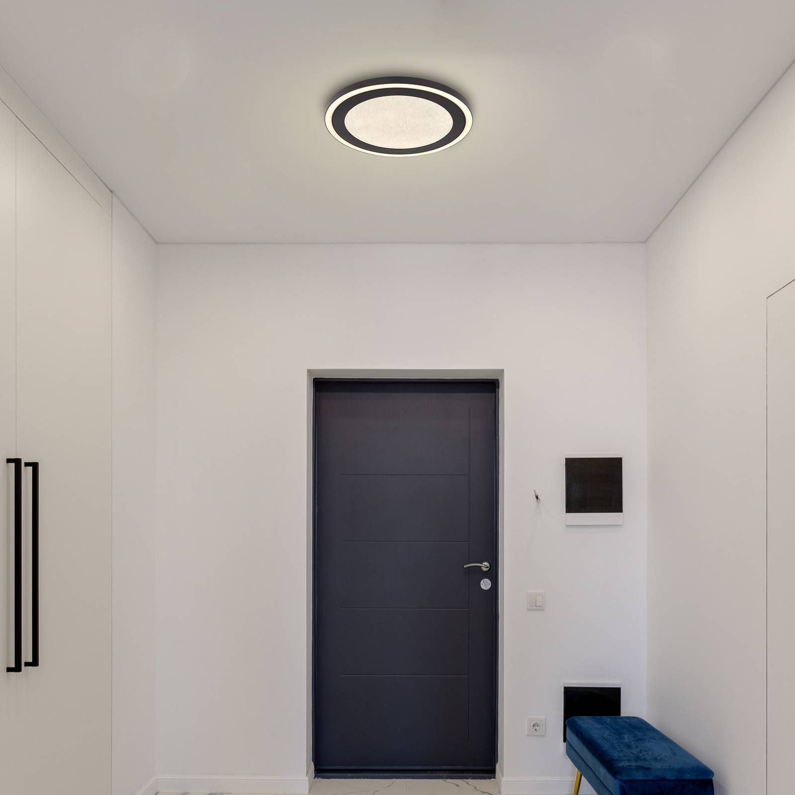 LED-Deckenlampe Davies mit Kristalleffekt Ø 34 cm LED-Deckenlampe Davies mit Kristalleffekt Ø 34 cm von Globo