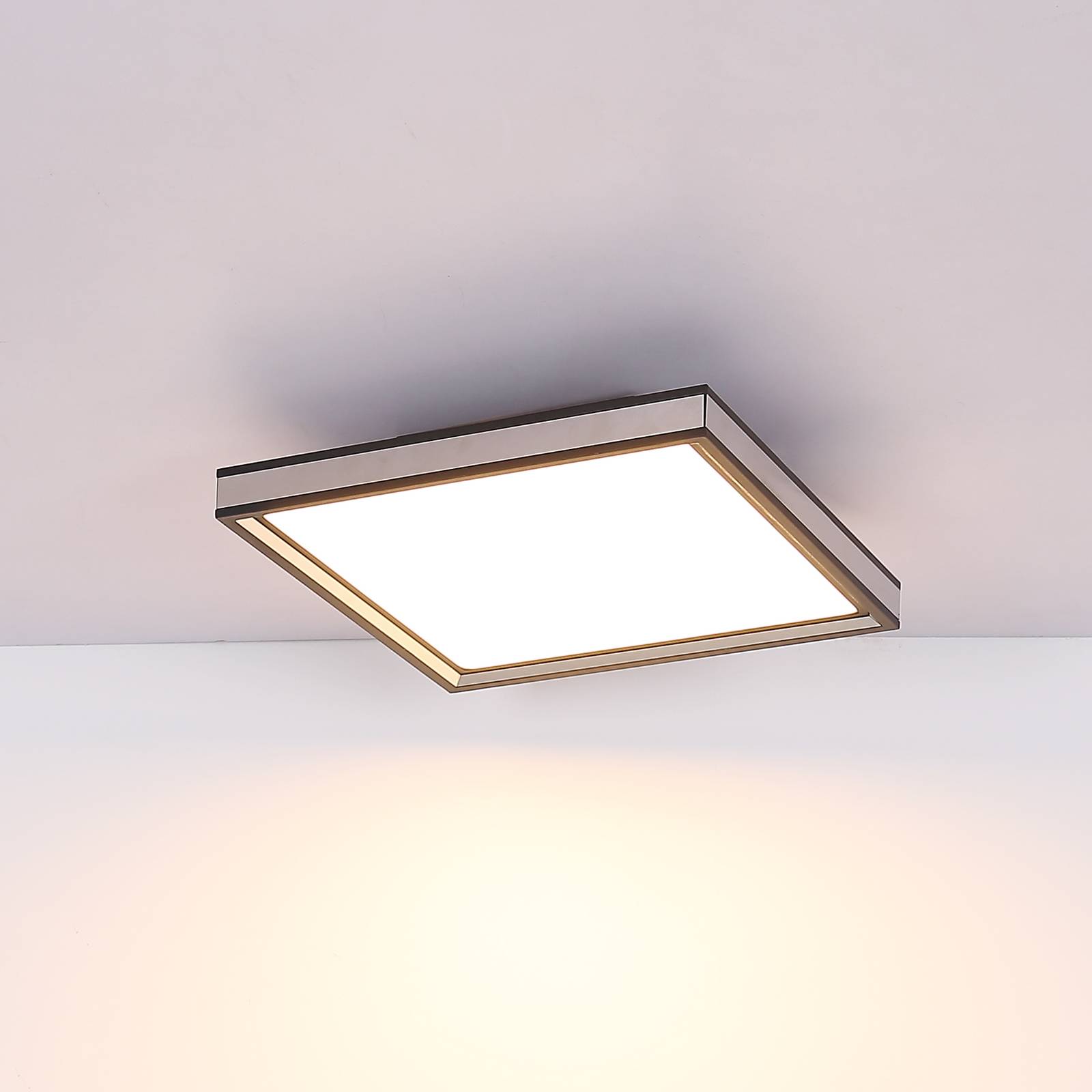 LED-Deckenlampe Jessy, 30x30cm LED-Deckenlampe Jessy, 30x30cm von Globo