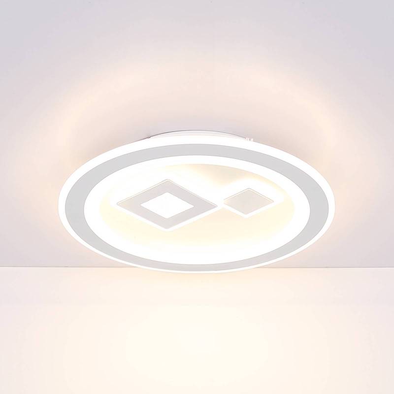 LED-Deckenlampe Valeria, CCT-Funktion, rund von Globo