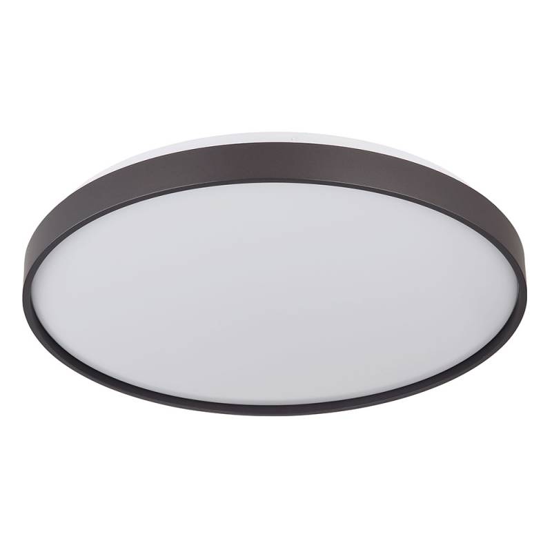 LED Deckenleuchte, anthrazit opal, D 48 cm von Globo