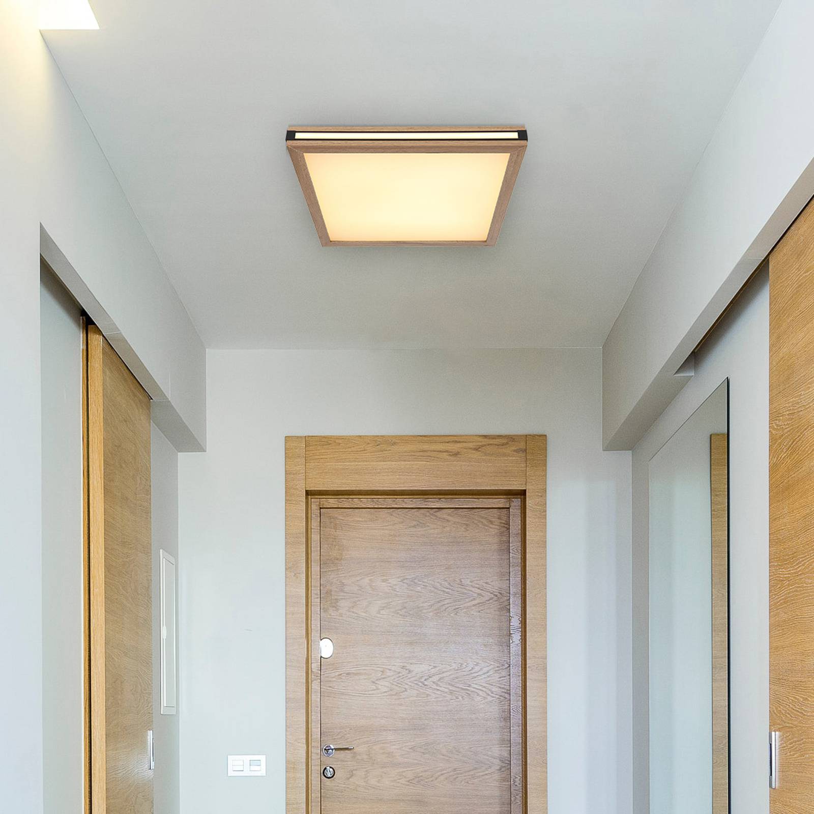 LED-Deckenleuchte Karla quadratisch 45x45 cm LED-Deckenleuchte Karla quadratisch 45x45 cm von Globo