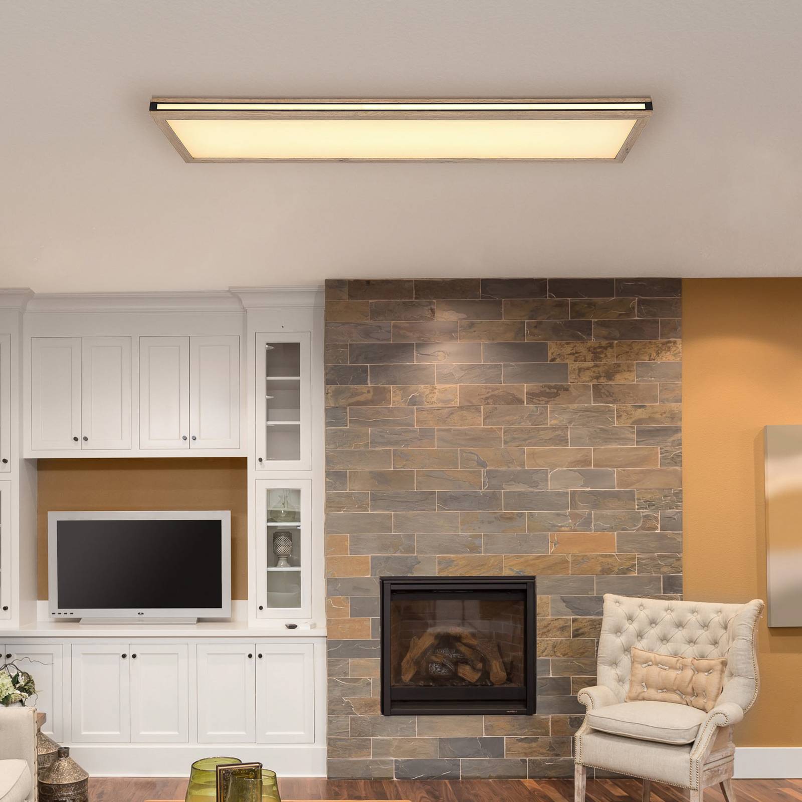 LED-Deckenleuchte Karla rechteckig Länge 120 cm LED-Deckenleuchte Karla rechteckig Länge 120 cm von Globo