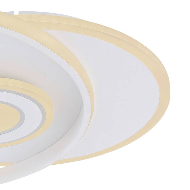 LED-Deckenleuchte Roderick, weiß, Länge 54 cm, Acryl, CCT von Globo