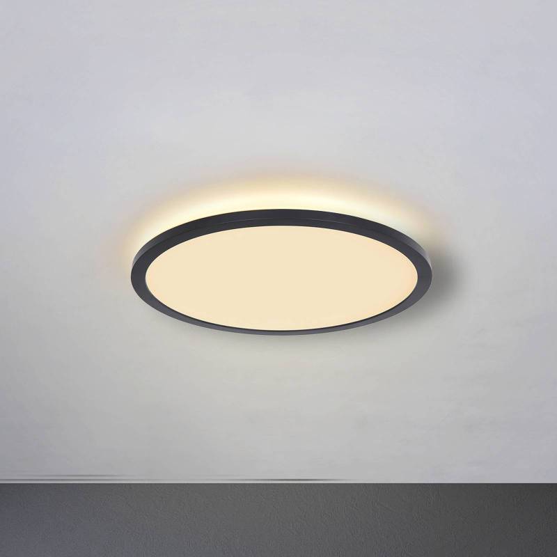 LED-Deckenleuchte Sapana, schwarz, rund, dimmbar von Globo