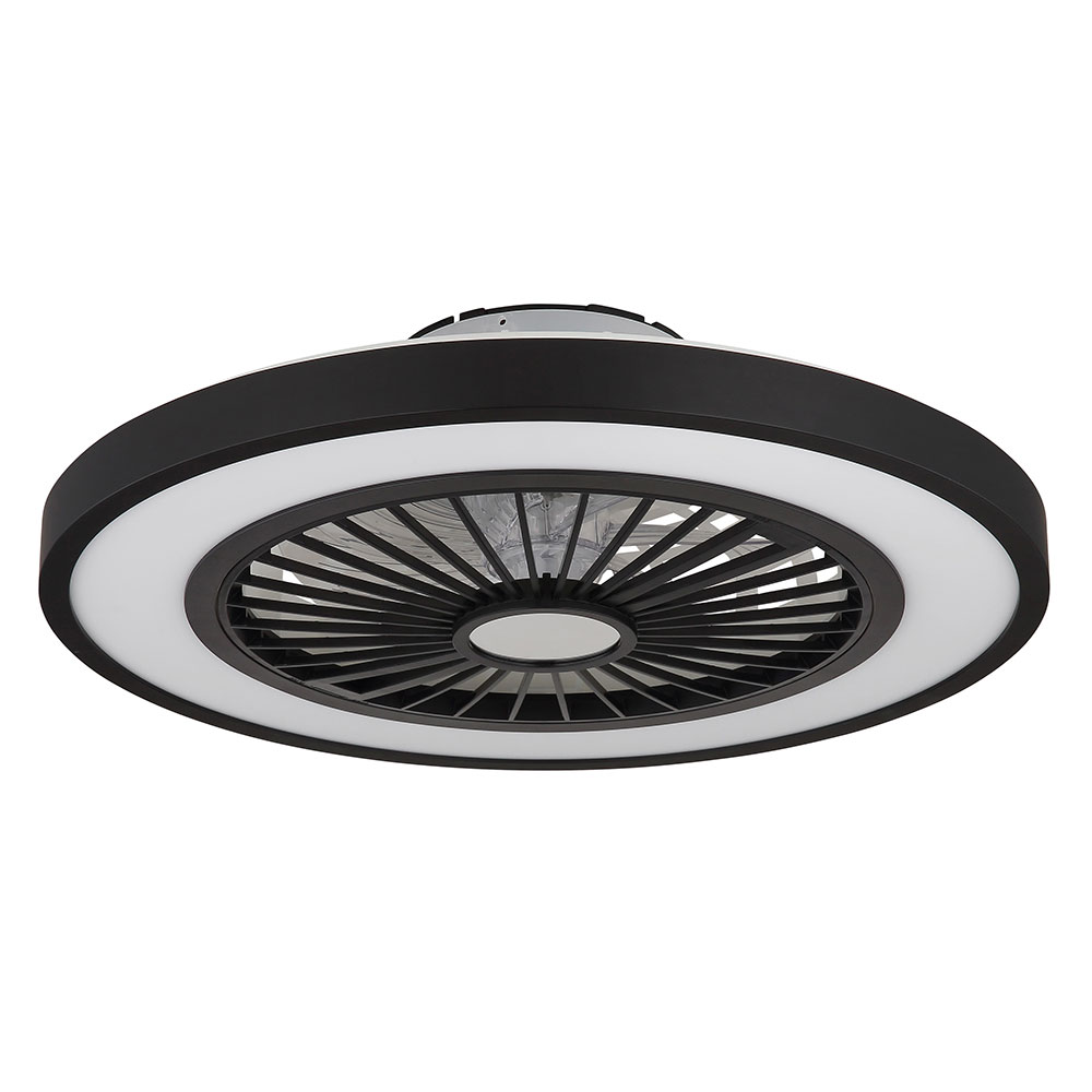 LED Deckenventilator, dimmbar, Fernbedienung, CCT, D 54 cm von Globo