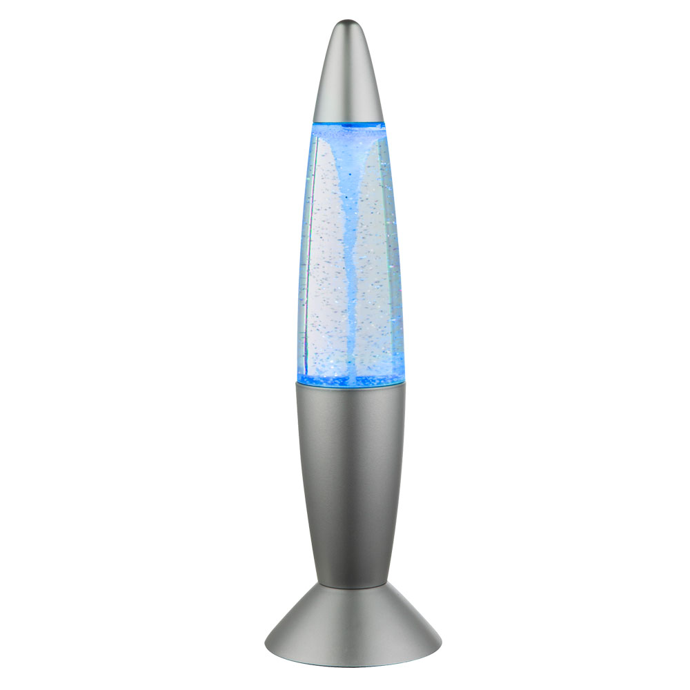 LED Lavalampe, Glitzer, Farbwechsel, Höhe 35,5 cm von Globo