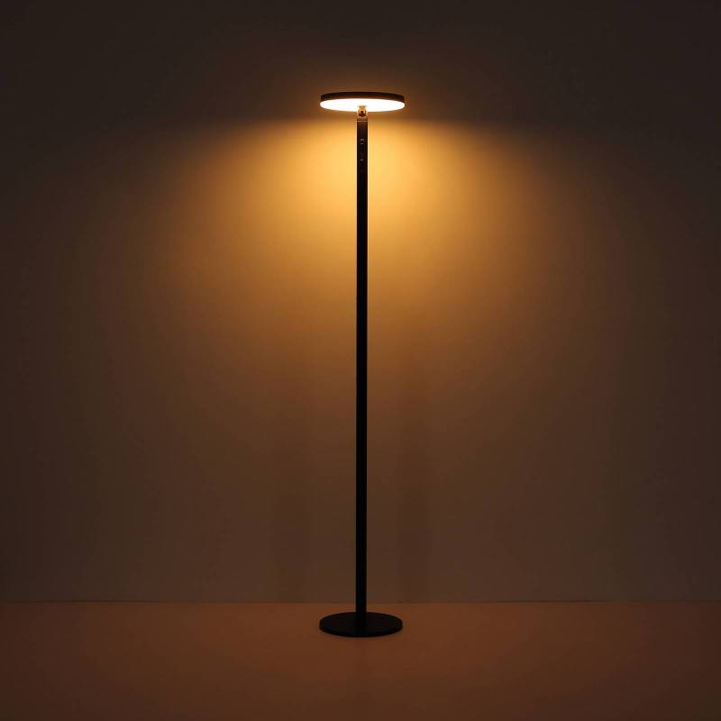 LED-Solar-Stehleuchte 36508, schwarz, Aluminium, CCT, IP54 von Globo