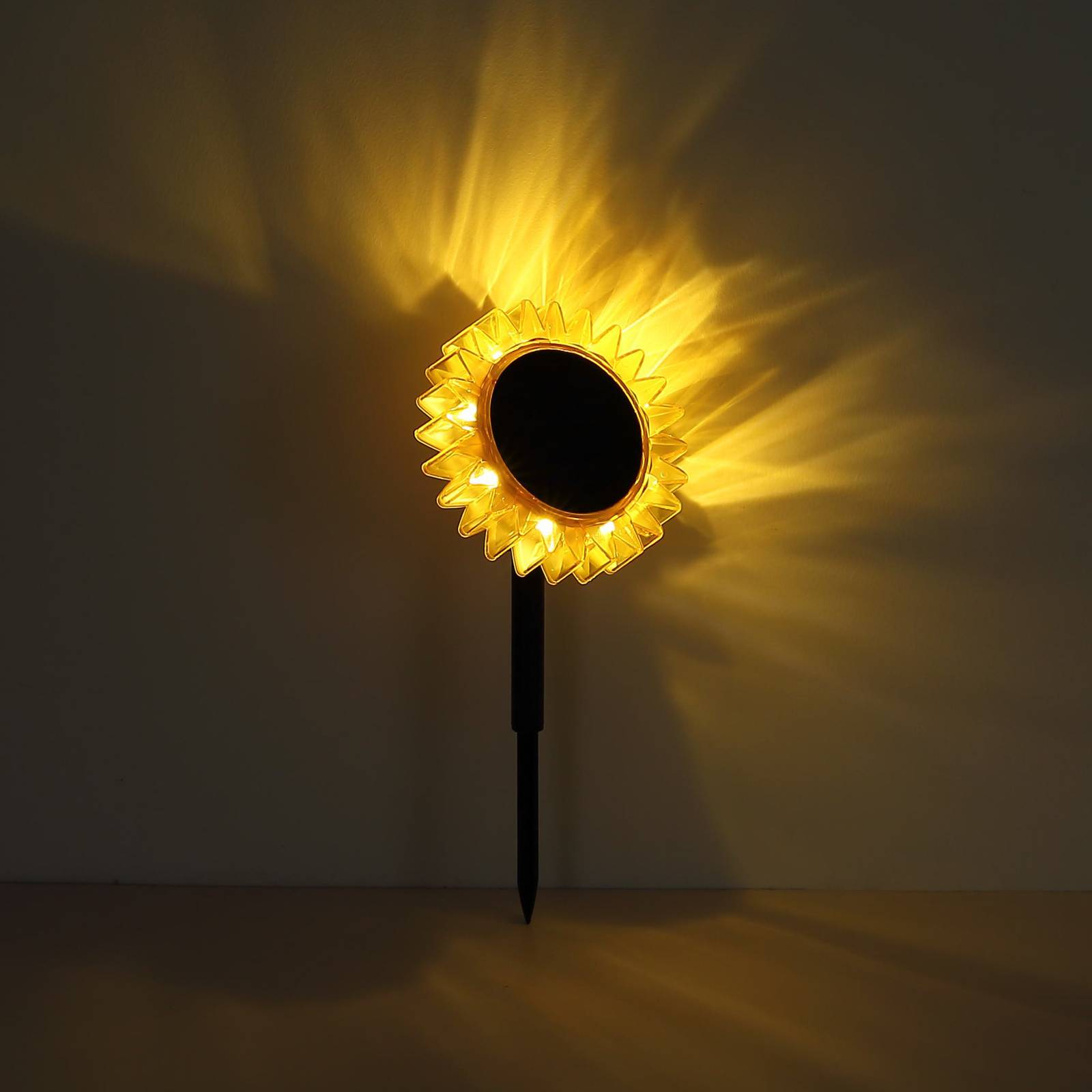 LED-Solarleuchte 33598 Sonnenblume Ø 13 cm, gelb, Kunststoff LED-Solarleuchte 33598 Sonnenblume Ø 13 cm, gelb, Kunststoff von Globo