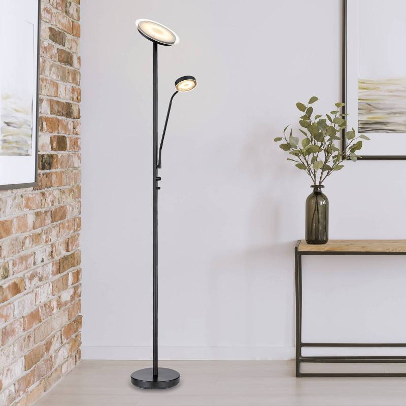 LED-Stehleuchte Ernst mit Flexarm, schwarz von Globo