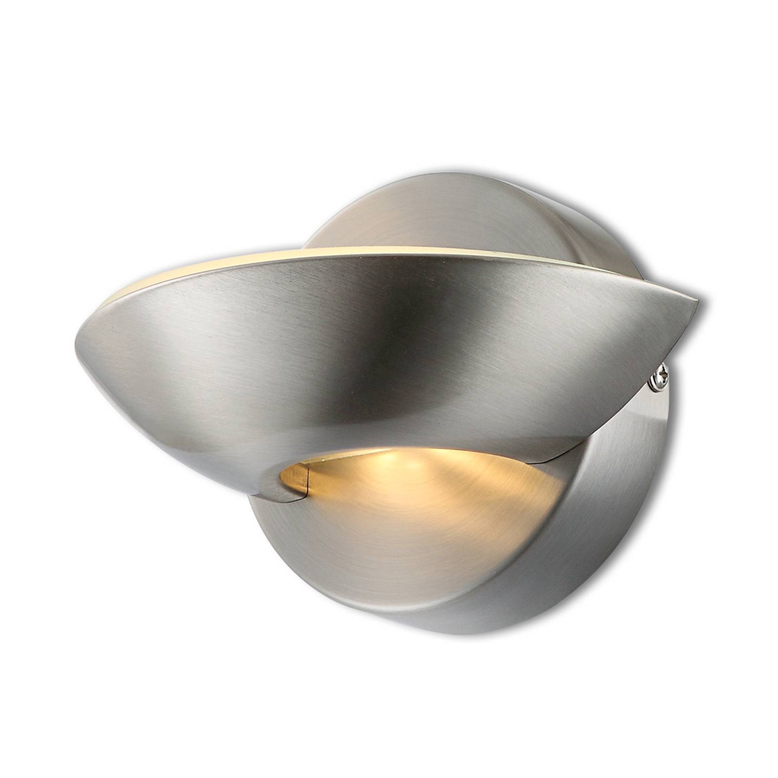 LED-Wandleuchte Cosimo, nickel matt LED-Wandleuchte Cosimo, nickel matt von Globo
